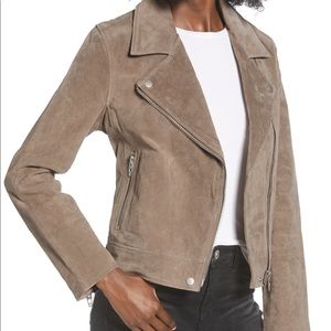 BLANKNYC Suede Moto Jacket